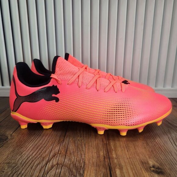 PUMA Future 7 Play FG/AG 107723-03 Mens Sz 9 Black Sunset Glow Soccer Cleats NEW main image 8
